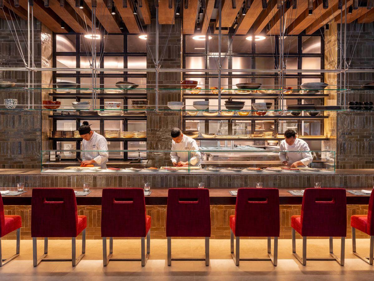 iluminación para zona de cocina abierta