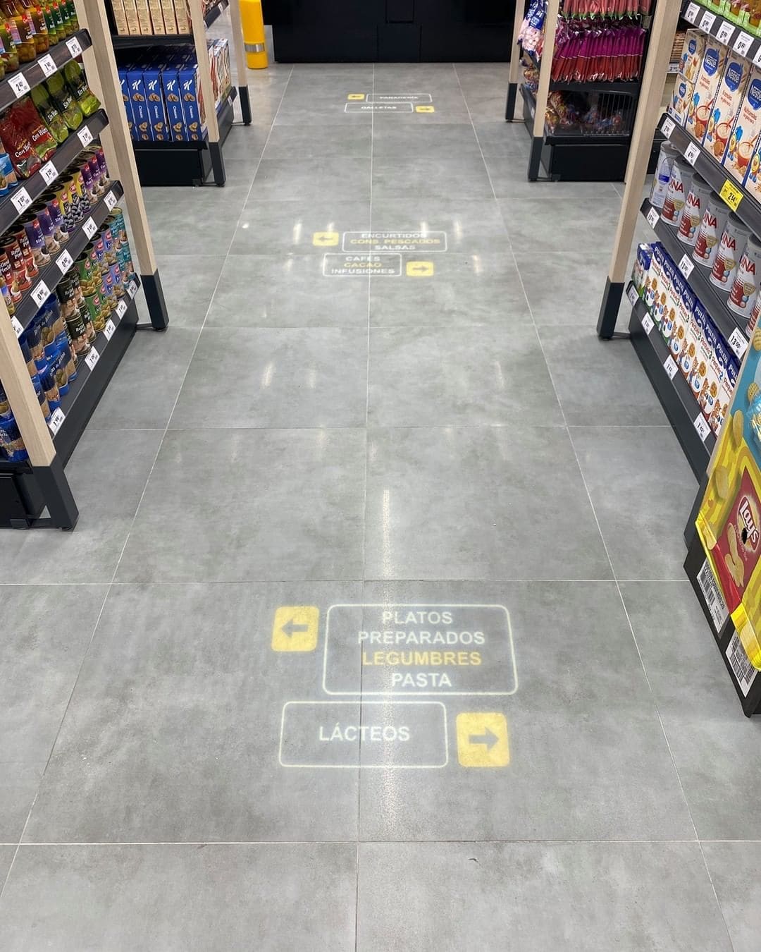 Tendencias iluminación supermercado
