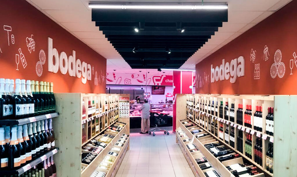 Iluminación para supermercado