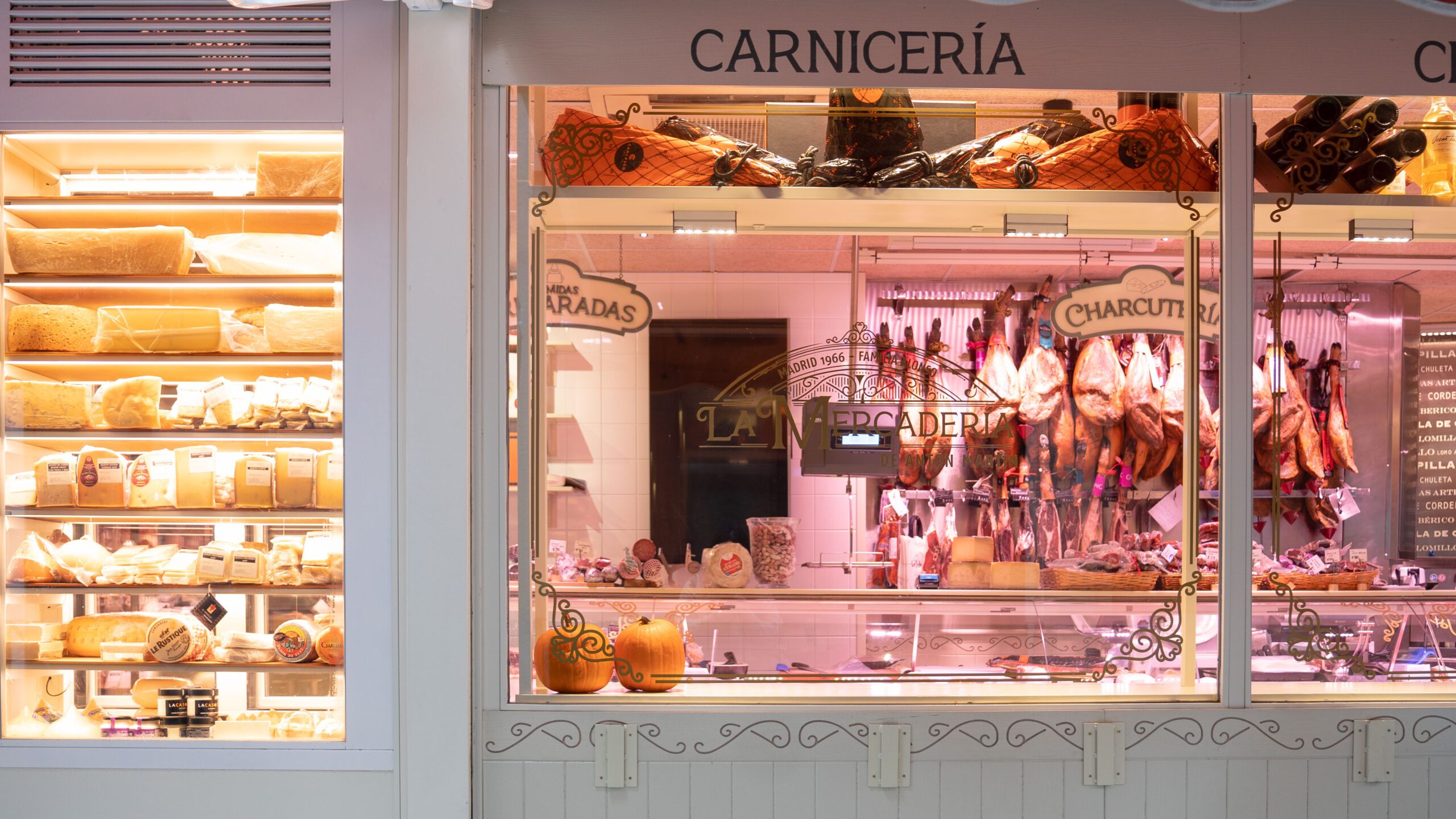 iluminacion para carniceria la mercaderia