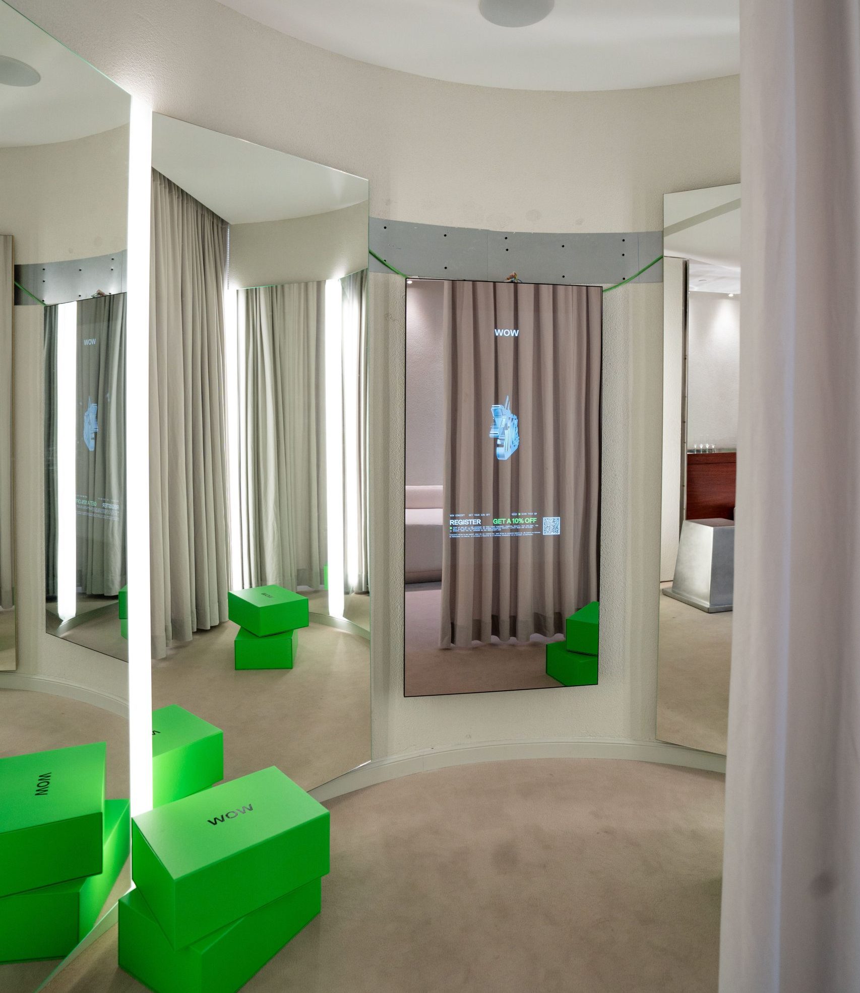 iluminacion farmacias estantes