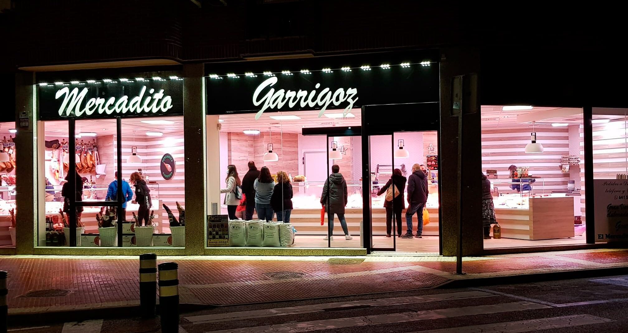Iluminación para supermercados exterior