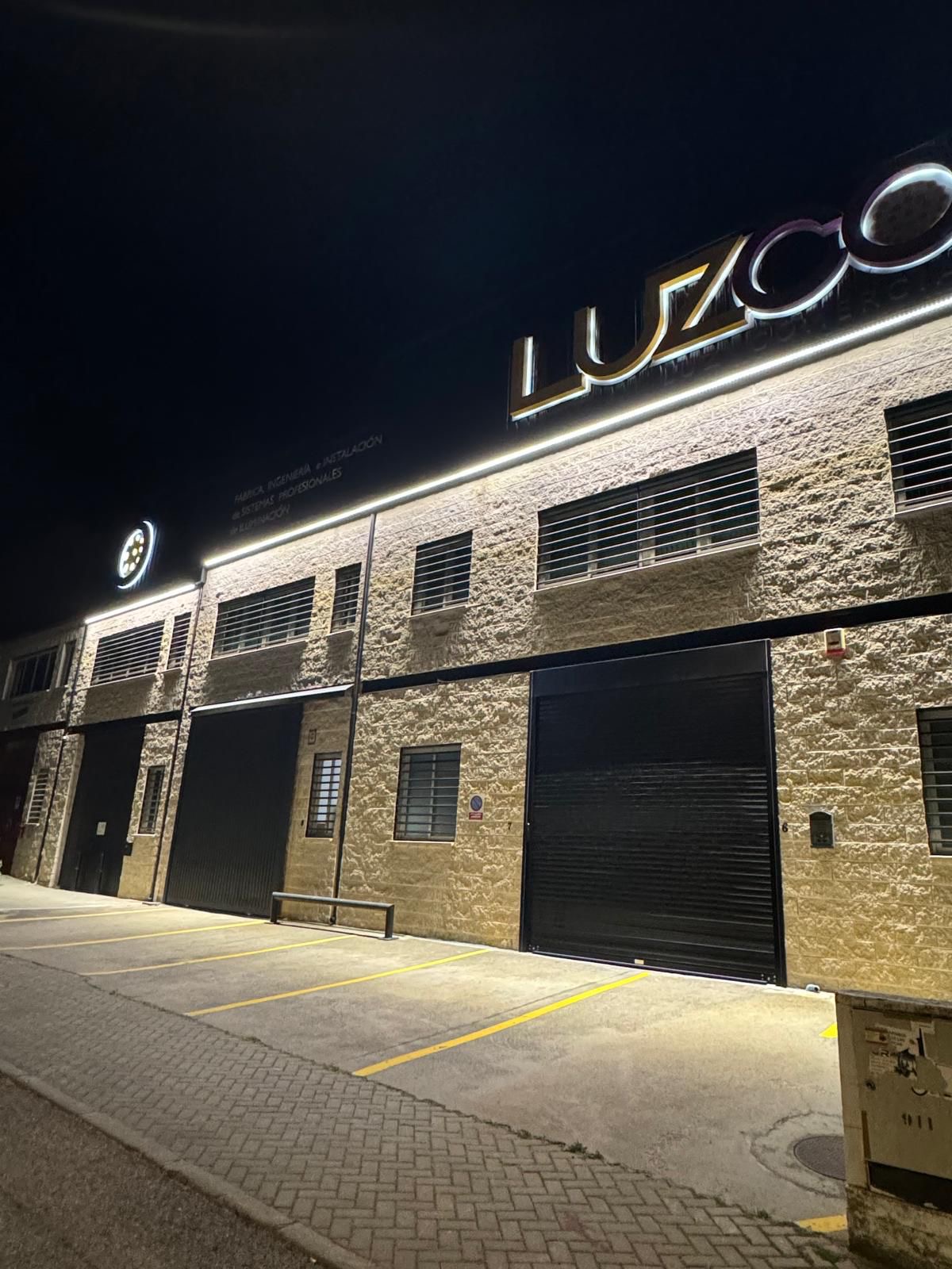 iluminacion industrial exterior
