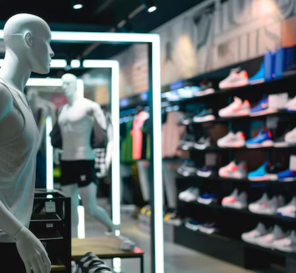 iluminacion tienda deportiva