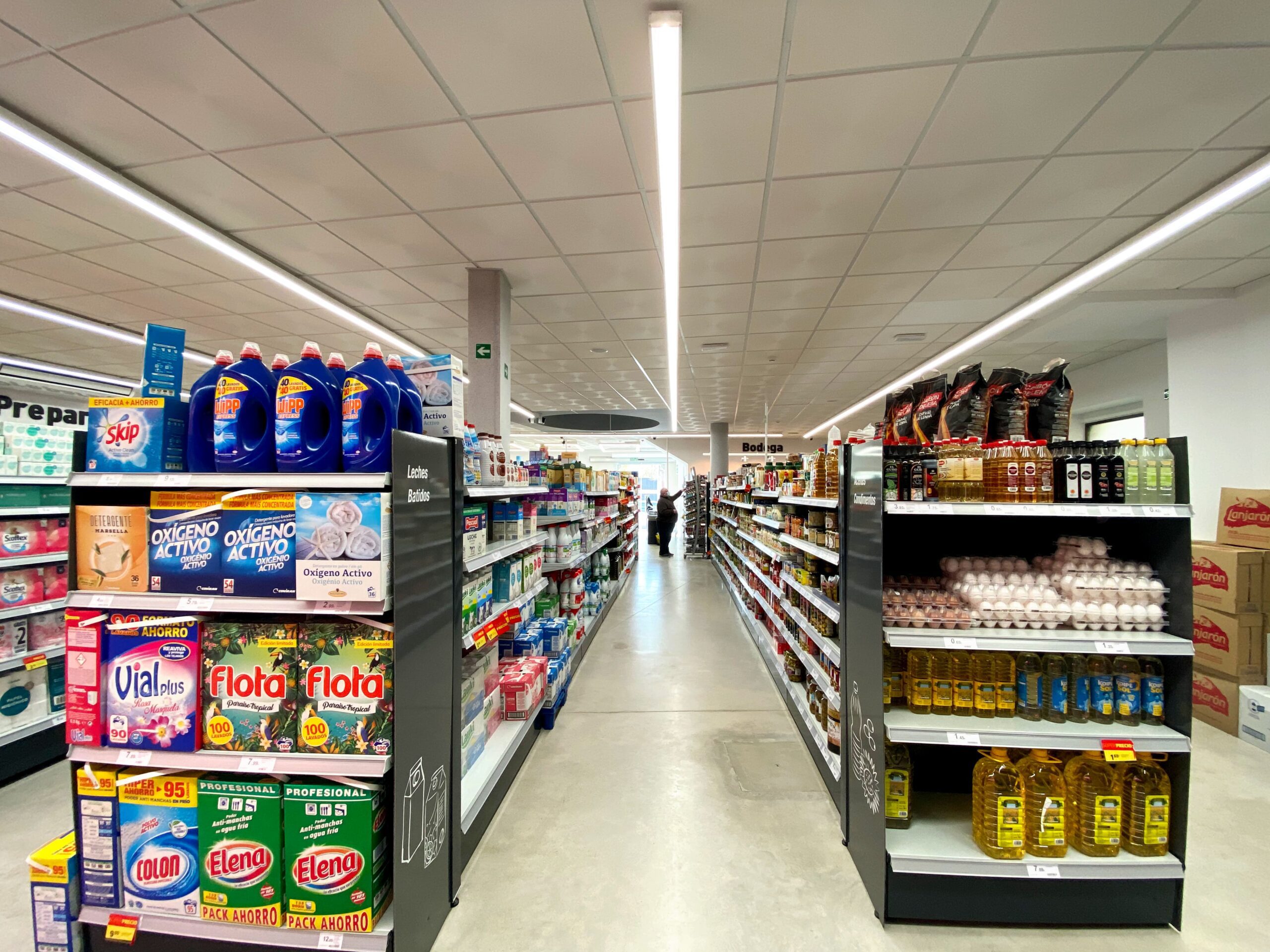 Iluminación supermercados