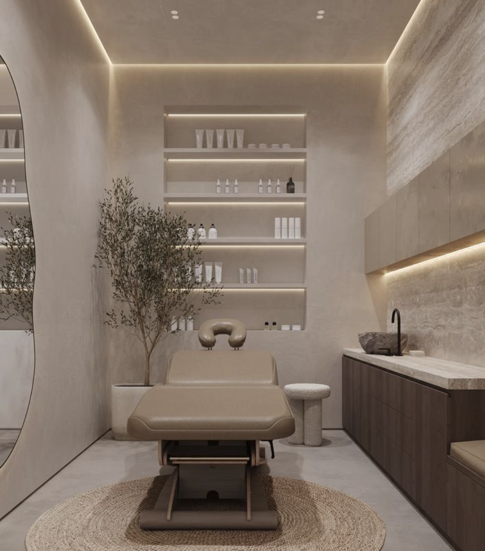 Iluminación para clínica estética