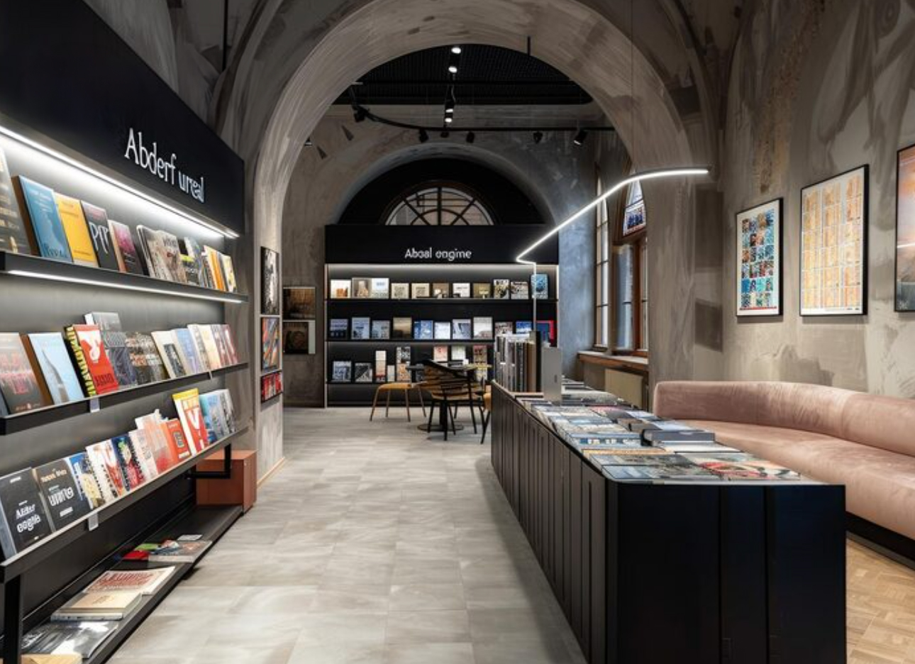 Iluminación LED para librerias modernas
