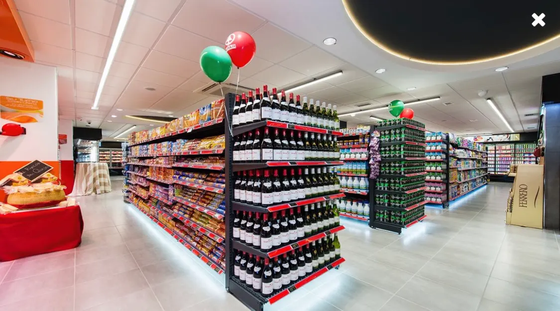 Iluminación para supermercados Spar