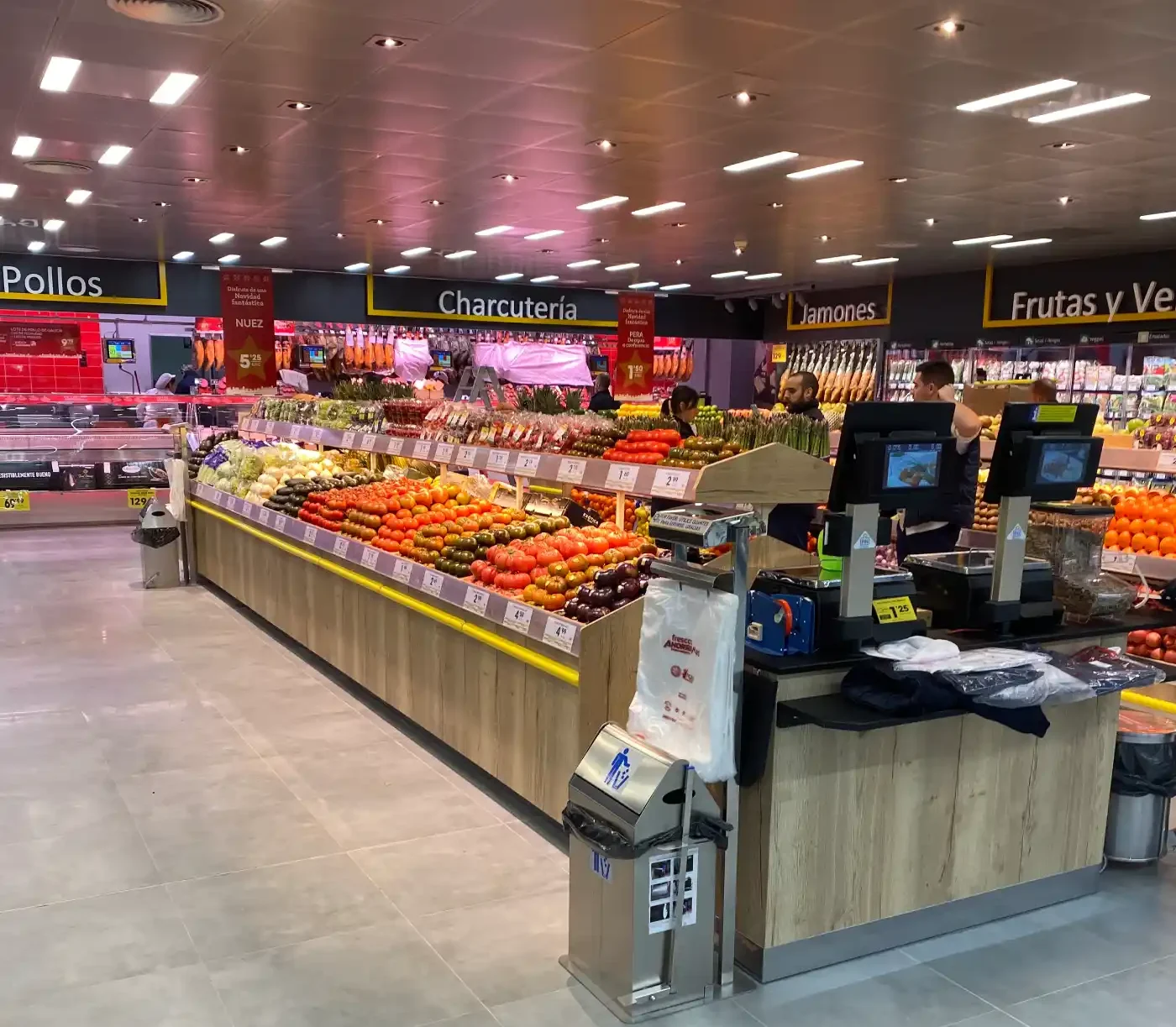 P211 p111c amber frutería supermercado ahorra mas