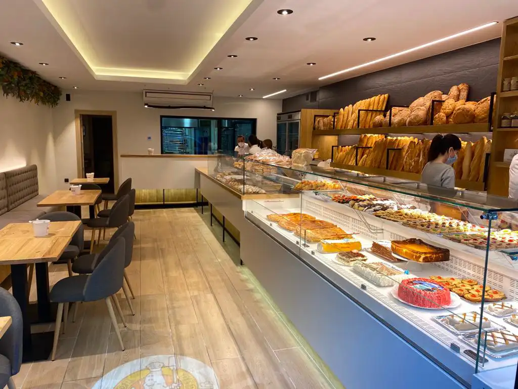 Rp35 gobo LED decorativo p111 amber pastelería