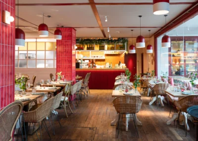 Iluminación para restaurante italiano
