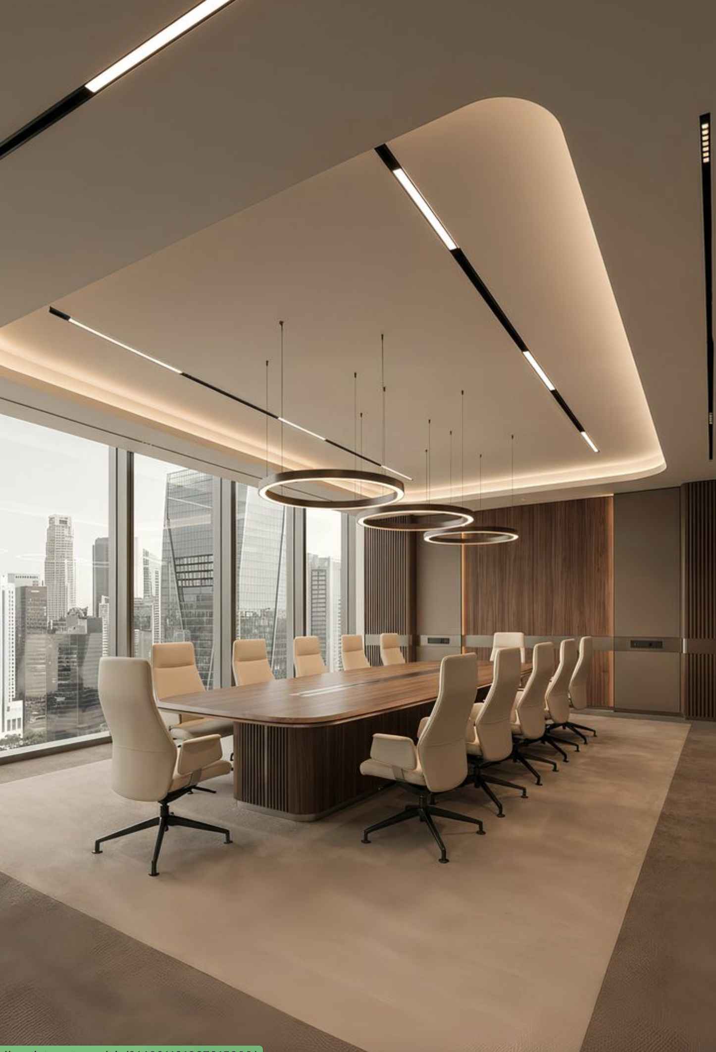 Iluminación para sala de reuniones oficinas 11zon