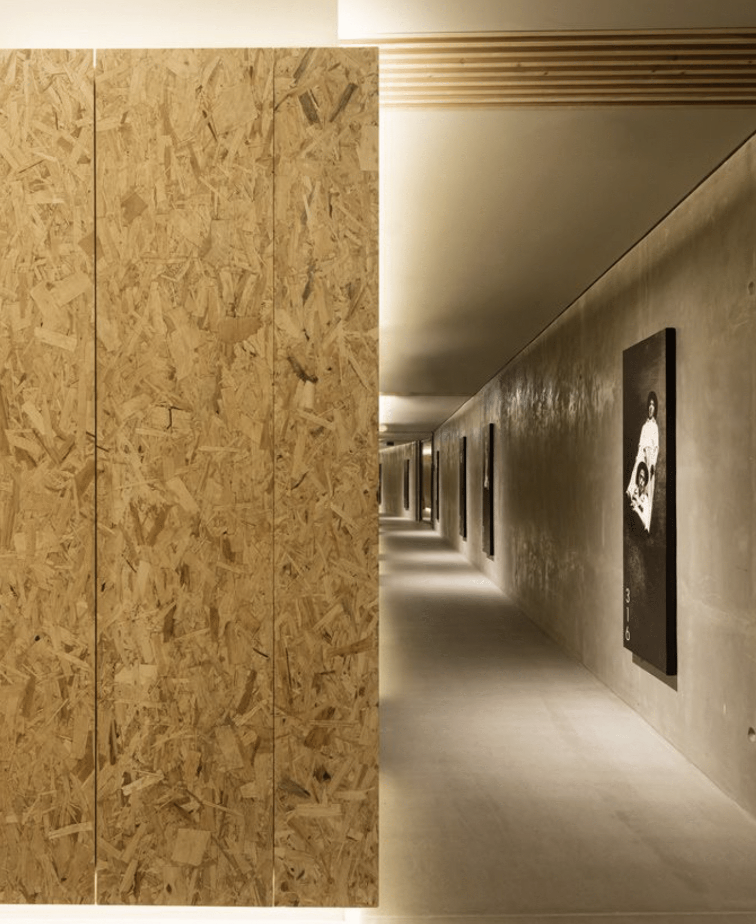 Luces LED hoteles pasillos