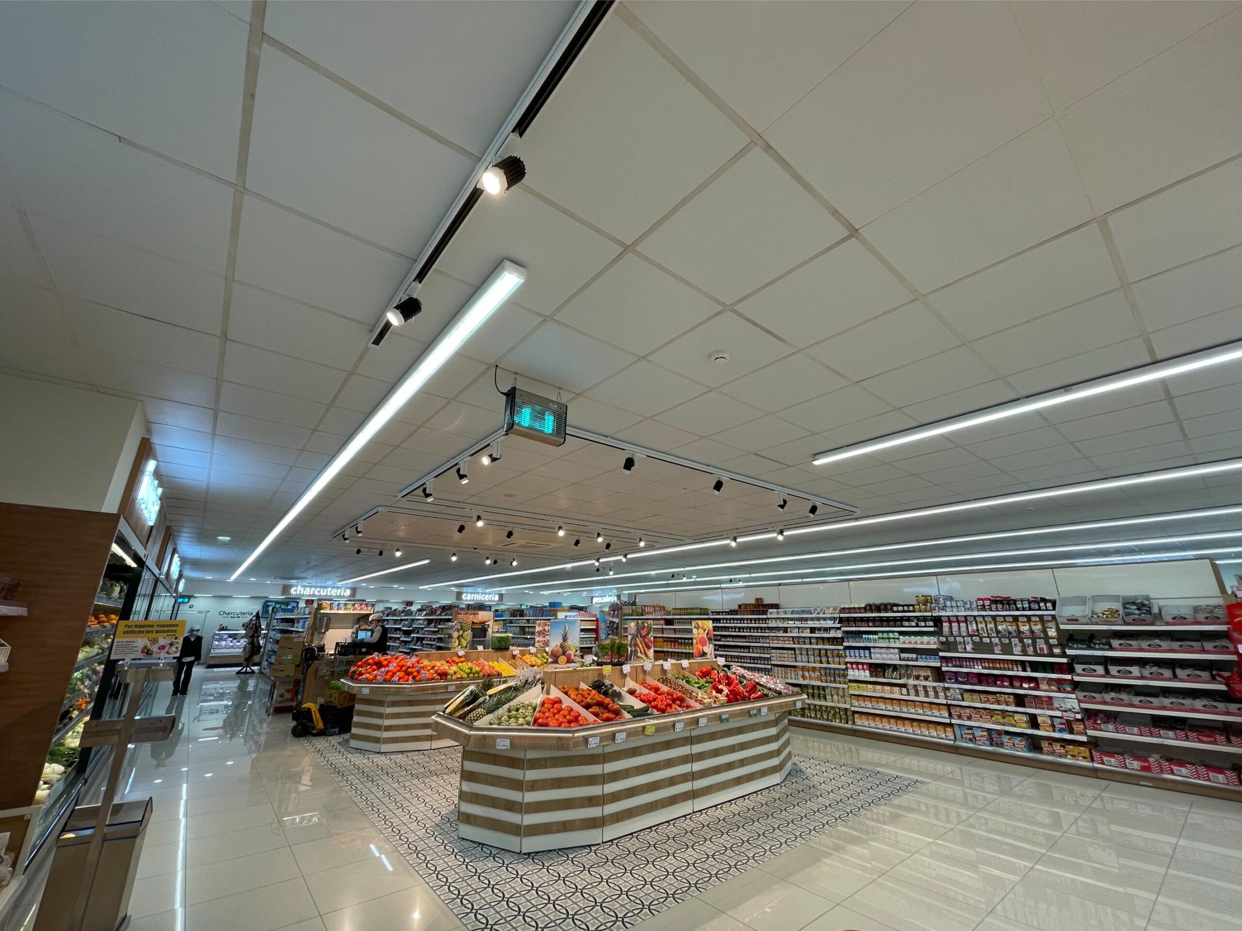 Iluminación alimentación supermercados