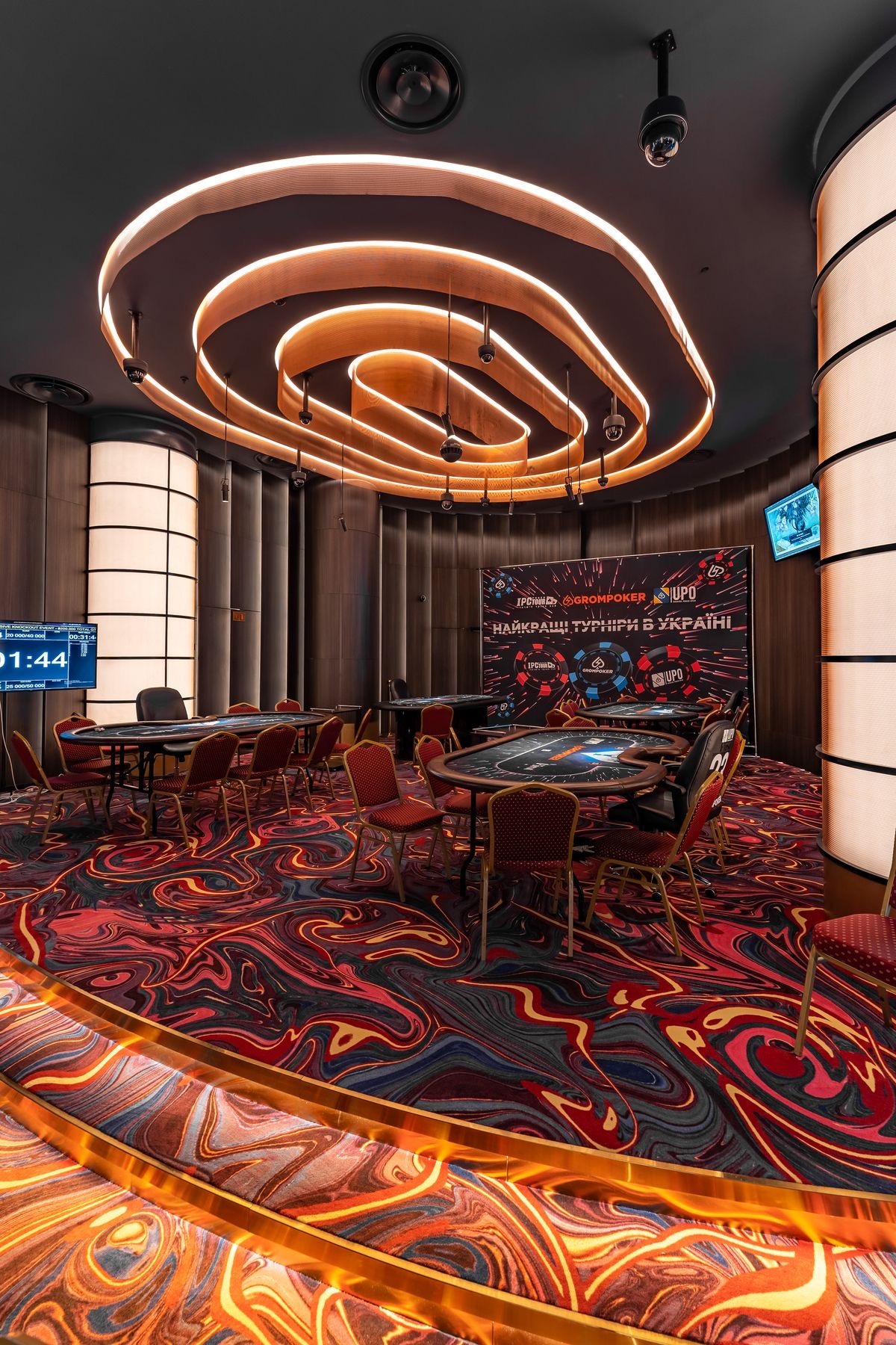 Iluminación casino vip