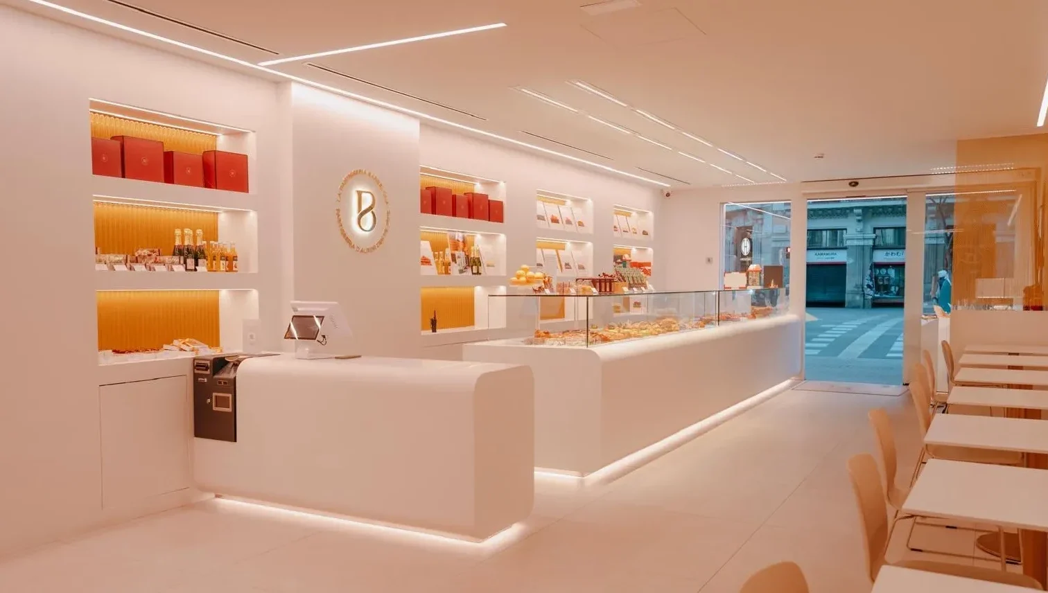Iluminación pastelería vitrinas LED