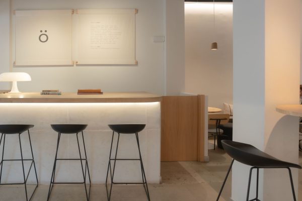 Iluminación cafetería pastelería chok